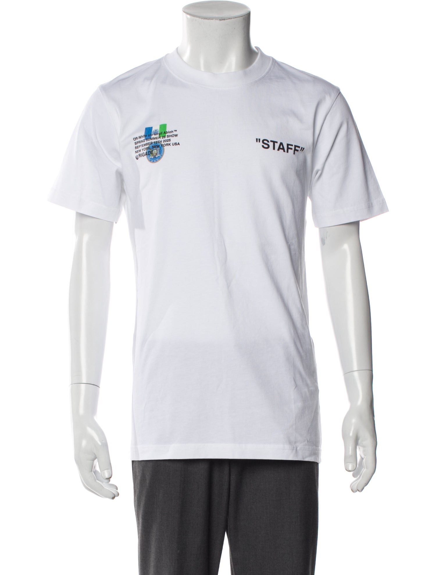 Off-White 2025 x Brigade Staff T-Shirt w/ Tags