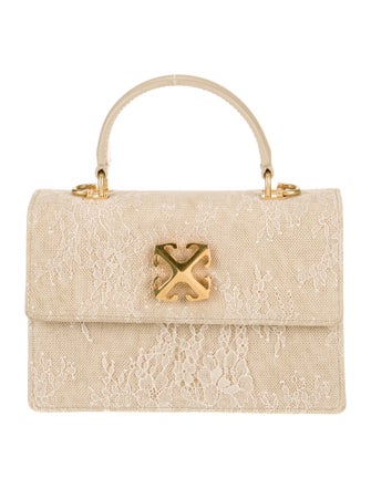 Off-White Mesh Top Handle Bag