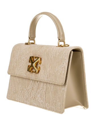 Off-White Mesh Top Handle Bag