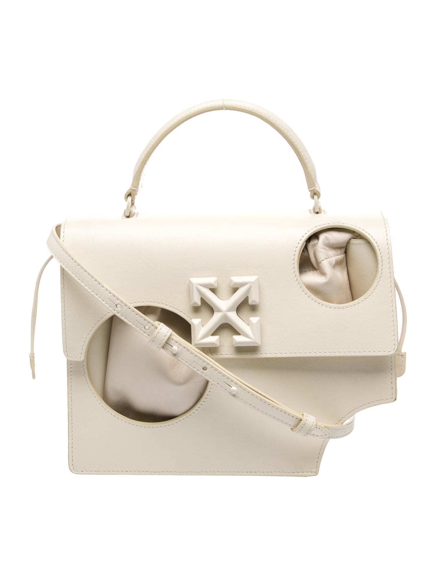 Off-White Leather Meteor 2.8 Jitney