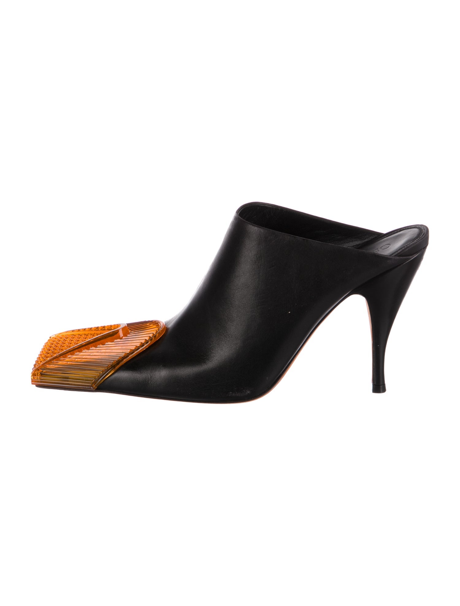 Off-White Leather Mules