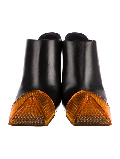 Off-White Leather Mules