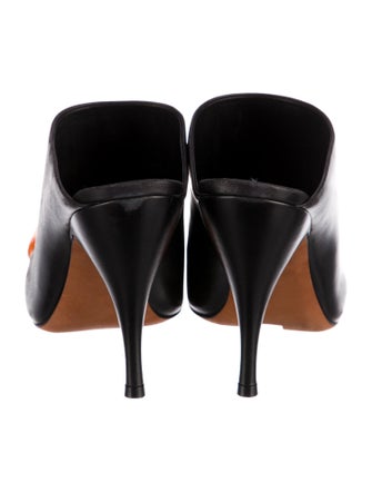 Off-White Leather Mules