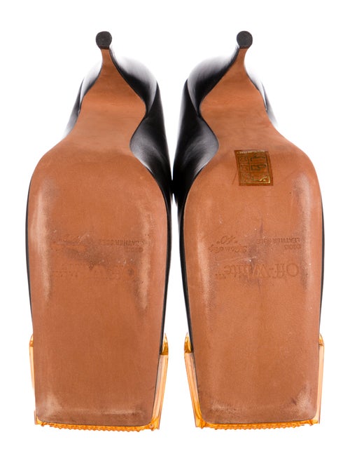 Off-White Leather Mules