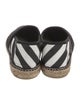Off-White Canvas Striped Espadrilles