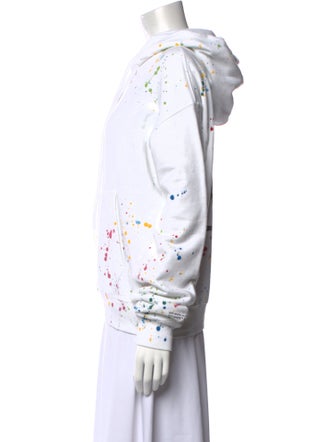 Off-White 2020 Paint Splatter Logo Sweatshirt