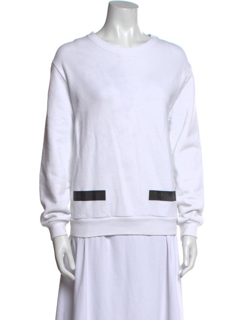 Off-White Crew Neck Long Sleeve Sweatshirt