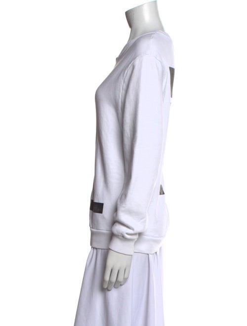 Off-White Crew Neck Long Sleeve Sweatshirt