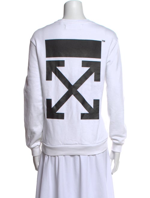 Off-White Crew Neck Long Sleeve Sweatshirt