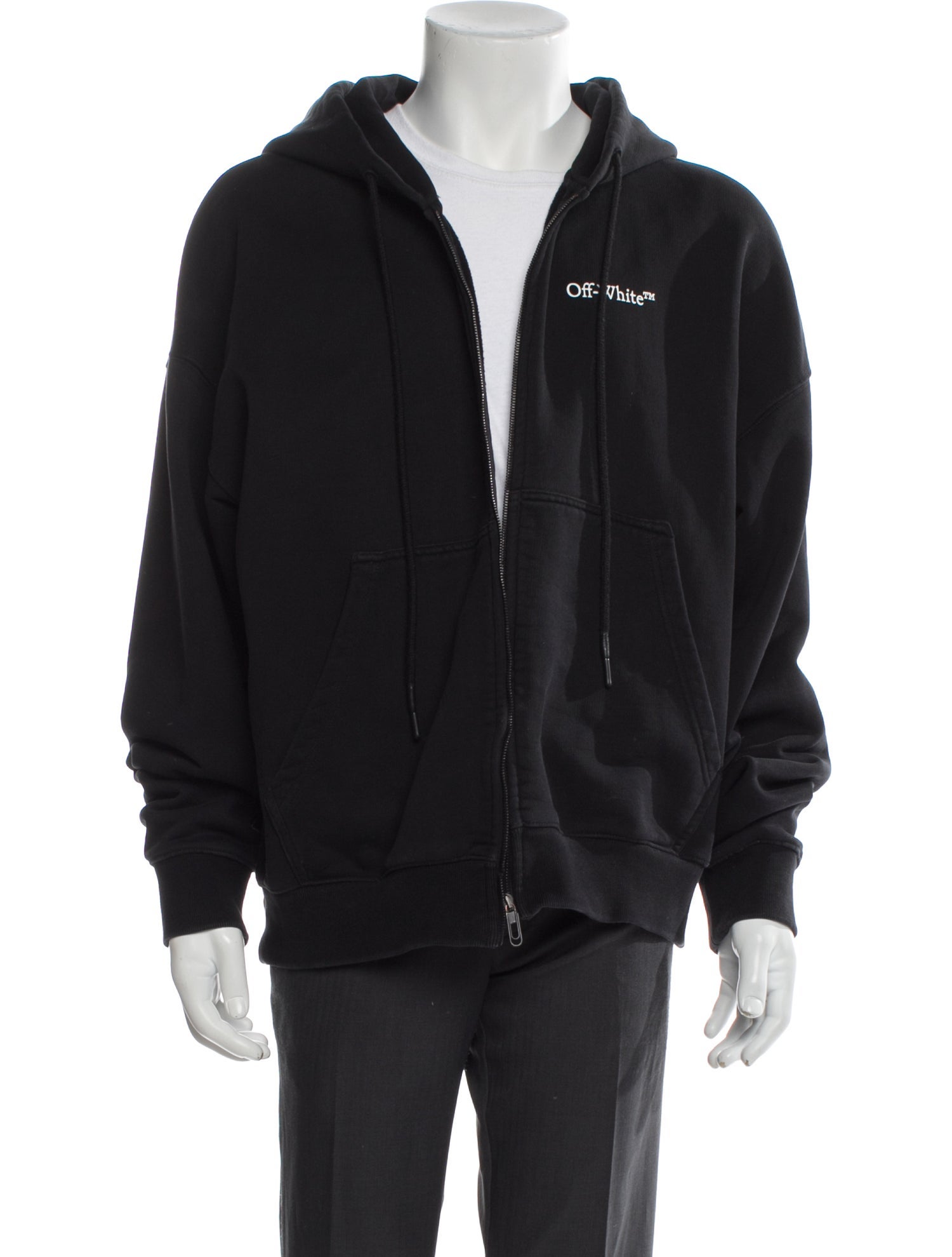 Off-White 2022 V-Neck Hoodie