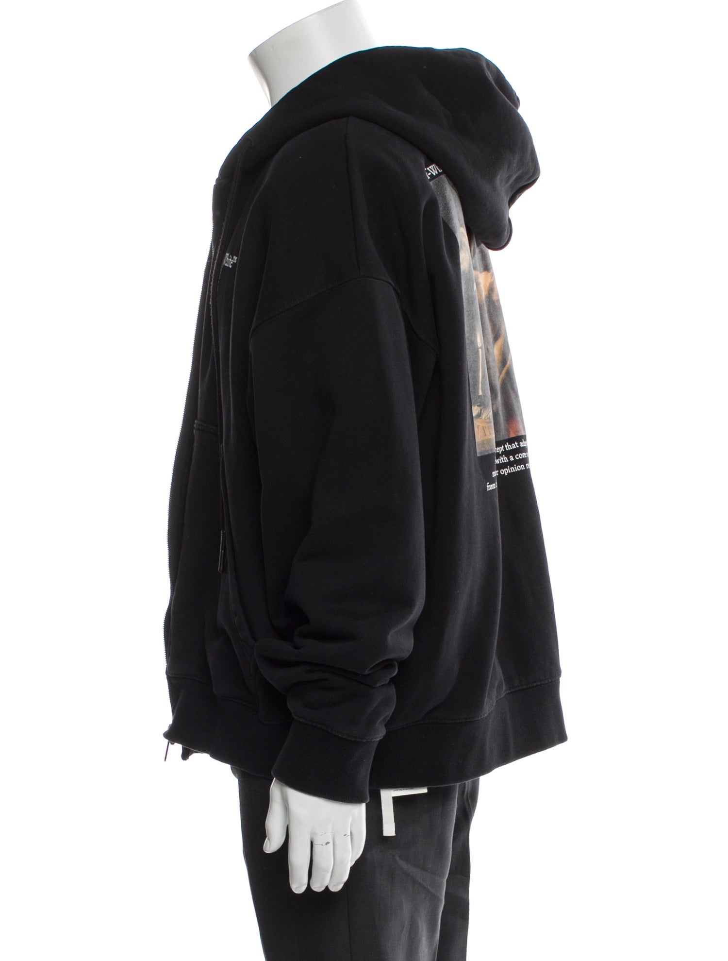 Off-White 2022 V-Neck Hoodie