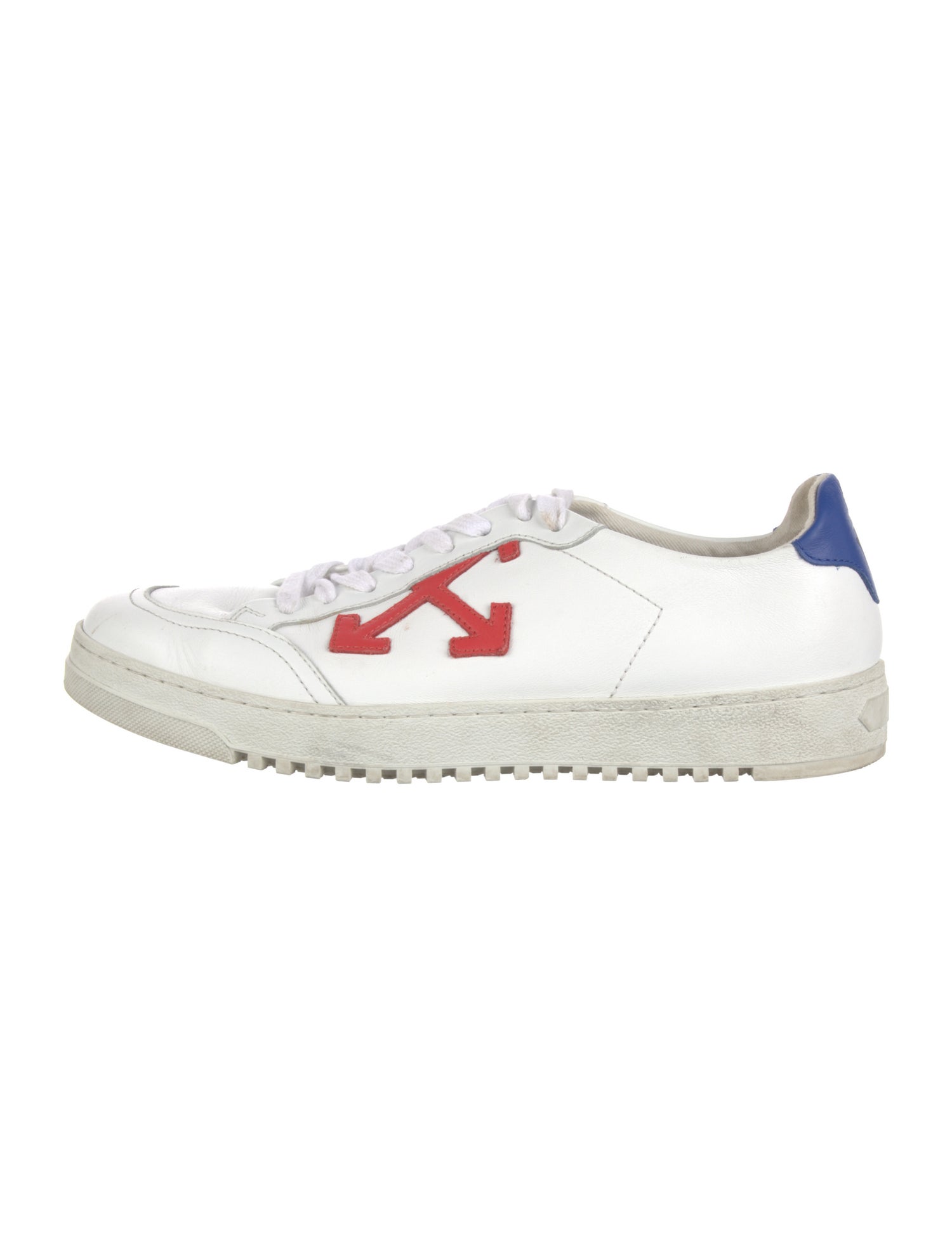 Off-White Leather Sneakers