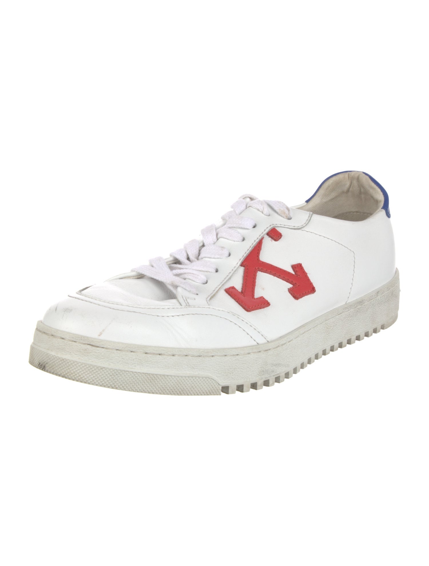 Off-White Leather Sneakers