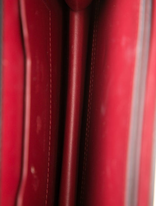 Off-White Leather Top Handle Bag