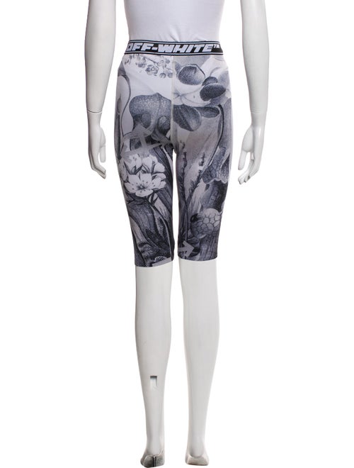 Off-White Printed Knee-Length Shorts