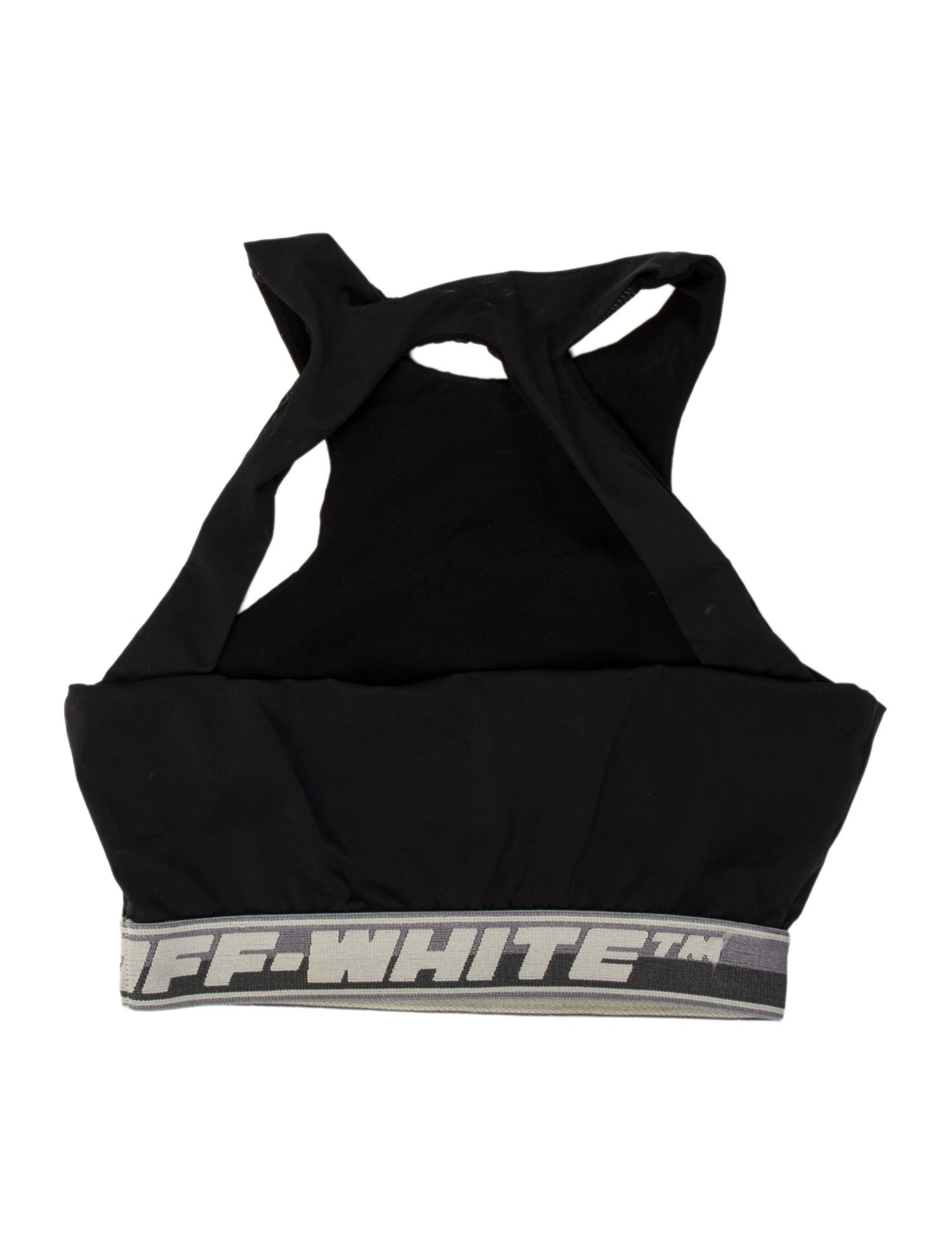 Off-White 2021 Cowl Neck Crop Top