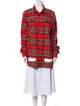 Off-White Spray Plaid Print Tunic