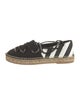Off-White Canvas Printed Espadrilles