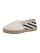 Off-White Canvas Striped Espadrilles