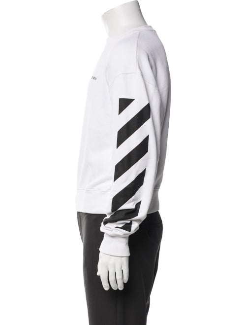 Off-White Crew Neck Long Sleeve Sweatshirt