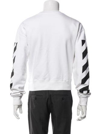 Off-White Crew Neck Long Sleeve Sweatshirt