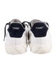 Off-White Suede Colorblock Pattern Sneakers