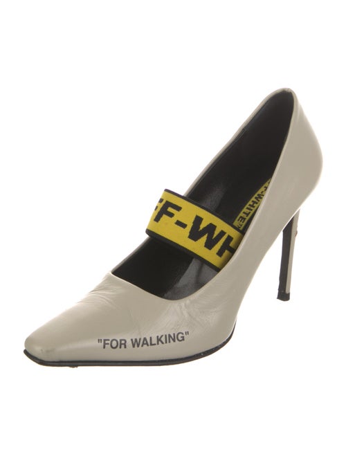 Off-White 'For Walking' Signature Logo Pumps