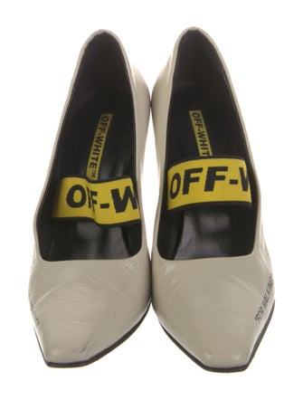 Off-White 'For Walking' Signature Logo Pumps