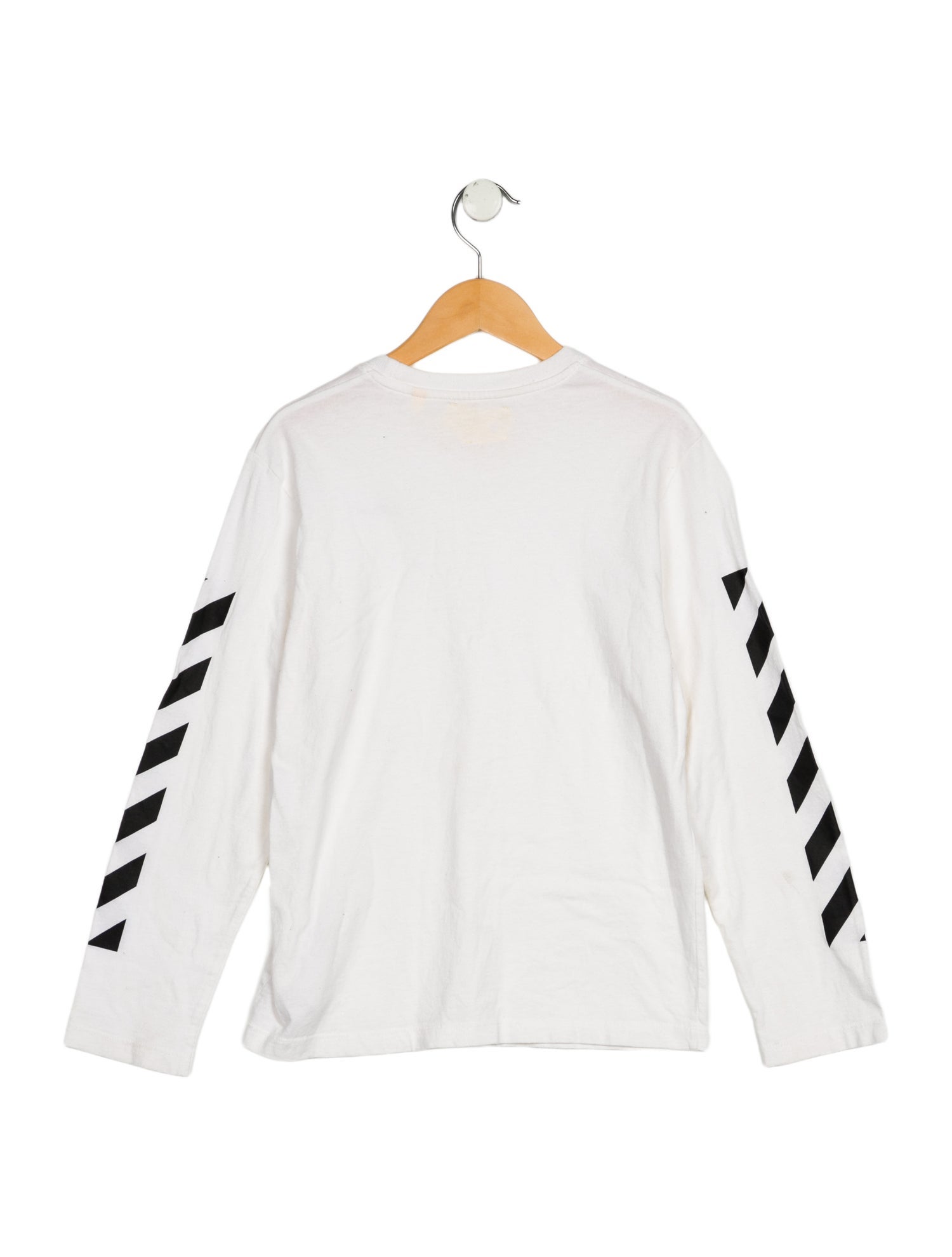 Off-White Boys' Helvetica Logo Long Sleeve Shirt