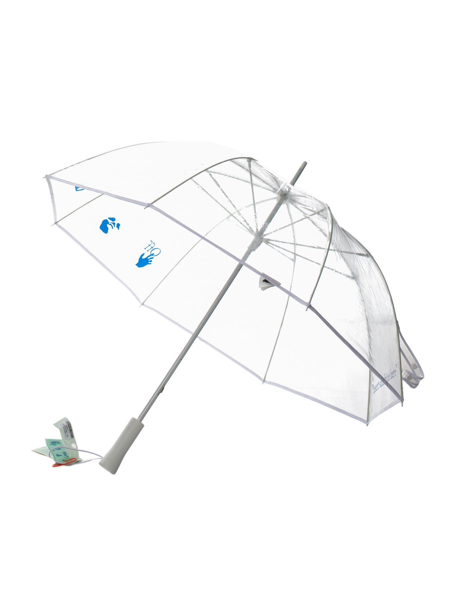 Off-White Long See Thru Umbrella w/ Tags