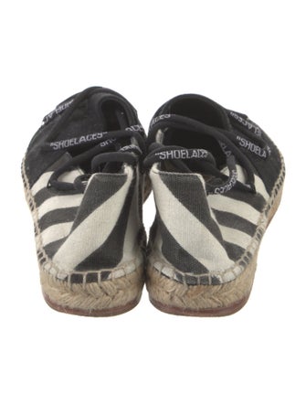 Off-White Diagonals Canvas Espadrilles