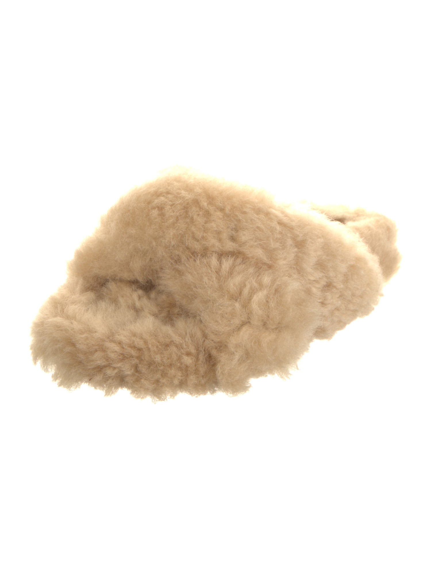 Off-White Shearling Shearling Slides