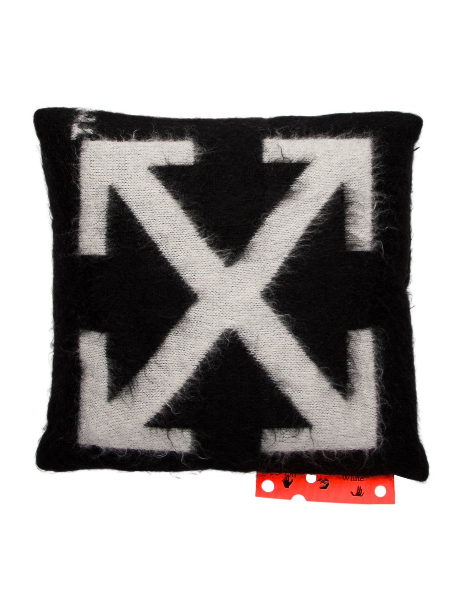 Off-White Small Arrows Throw Pillow