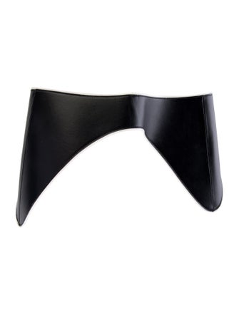 Off-White Wide Leather Waist Belt