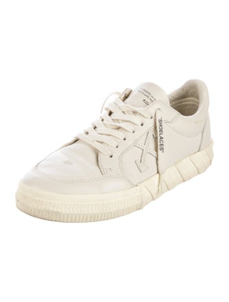 Off-White Leather Sneakers