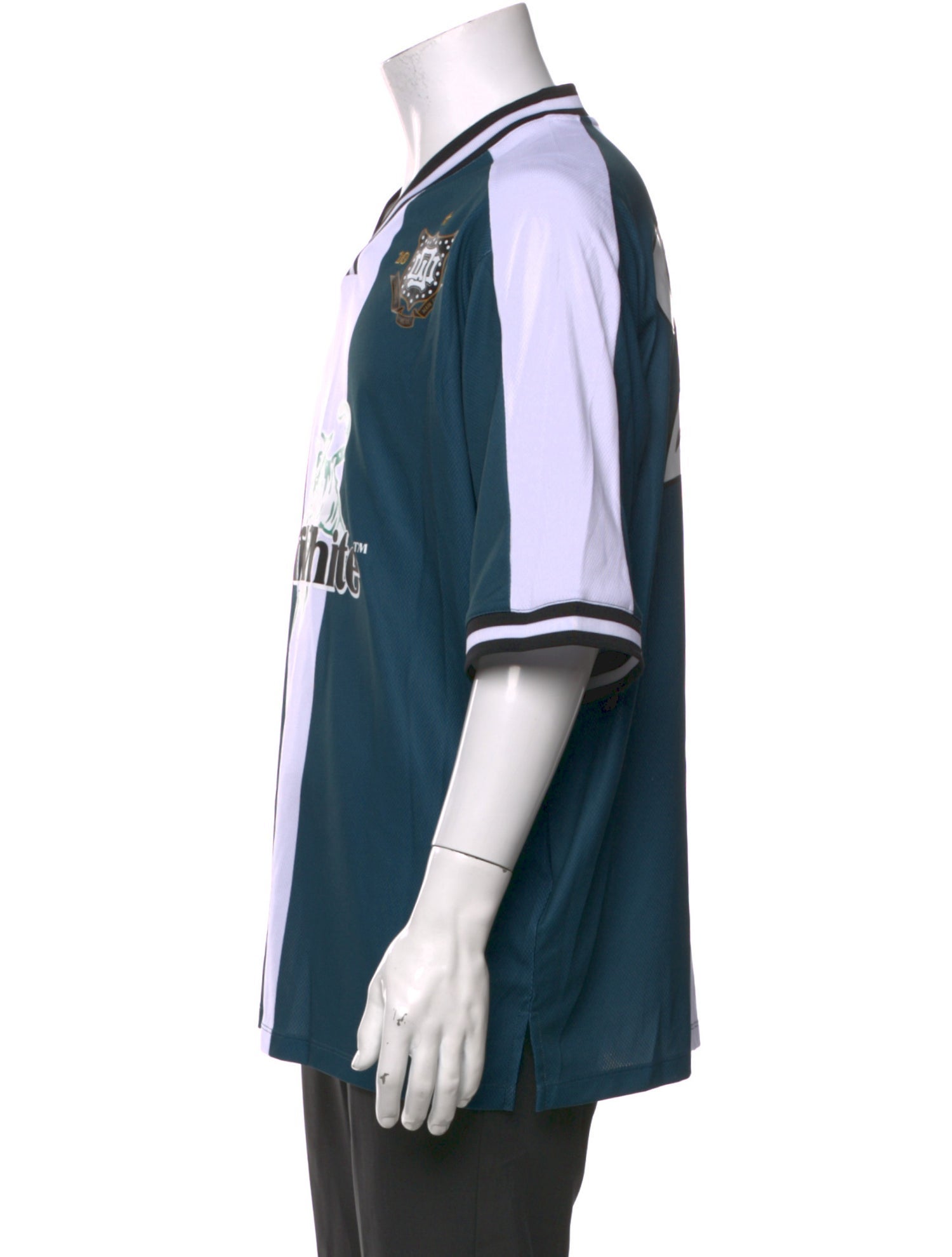 Off-White 2025 Colorblock Pattern T-Shirt