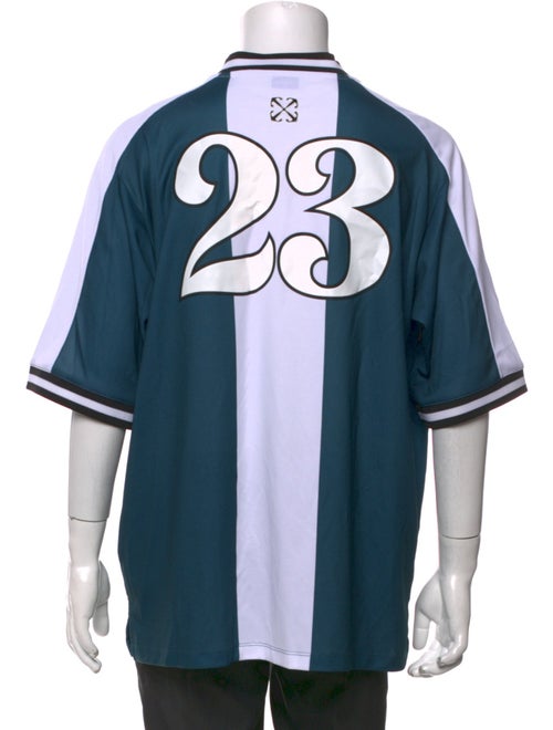 Off-White 2025 Colorblock Pattern T-Shirt