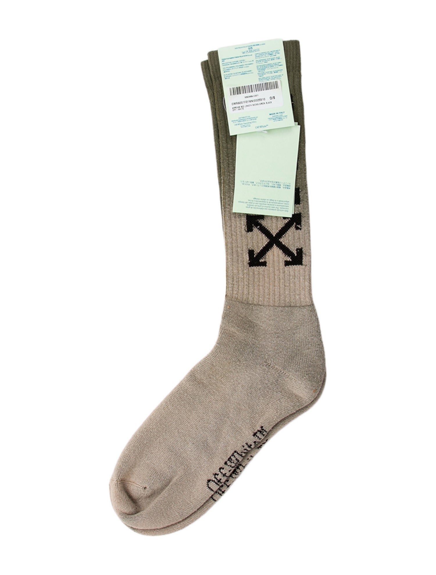Off-White Arrows Mid Length Socks w/Tags