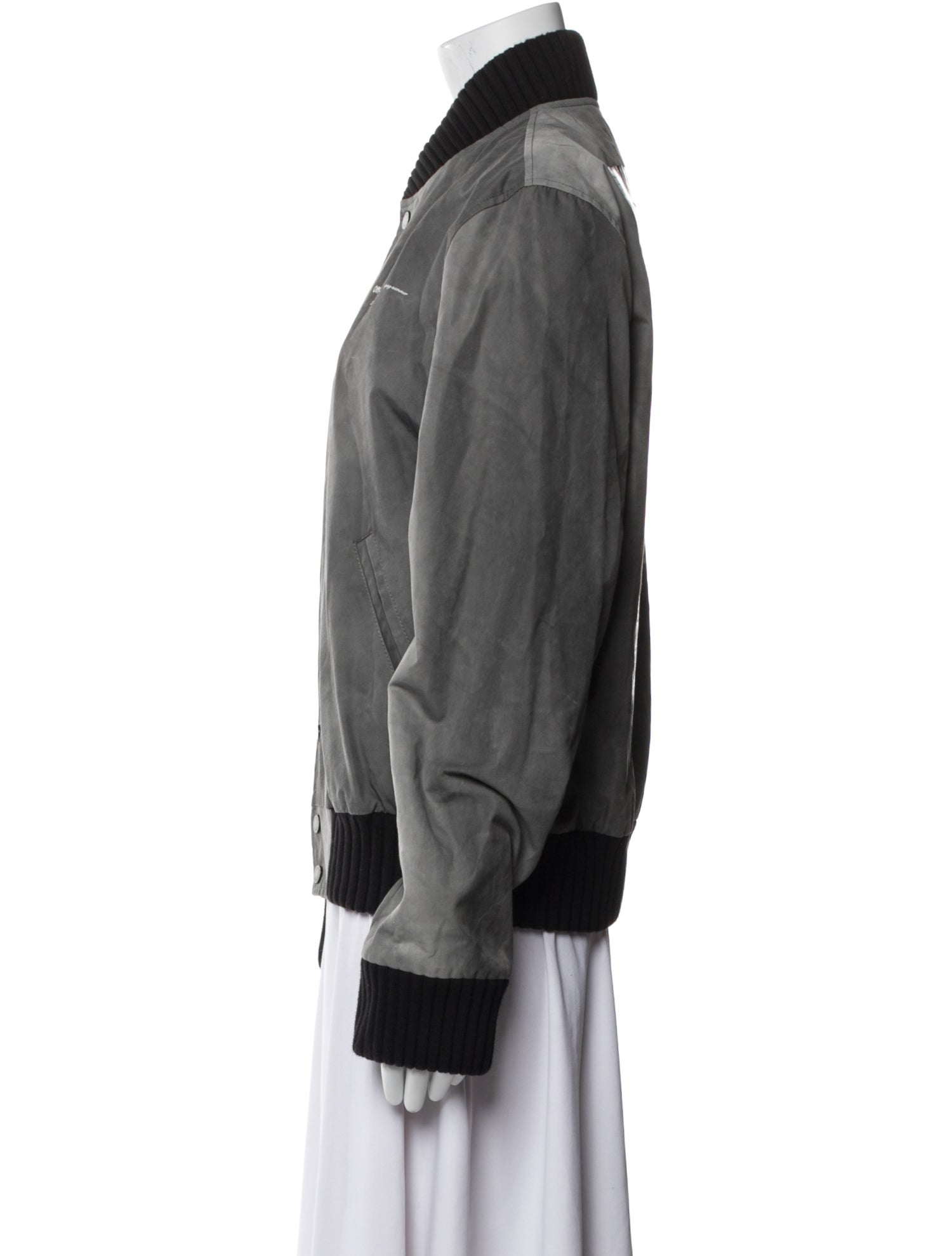 Off-White 2020 Graphic Print Bomber Jacket