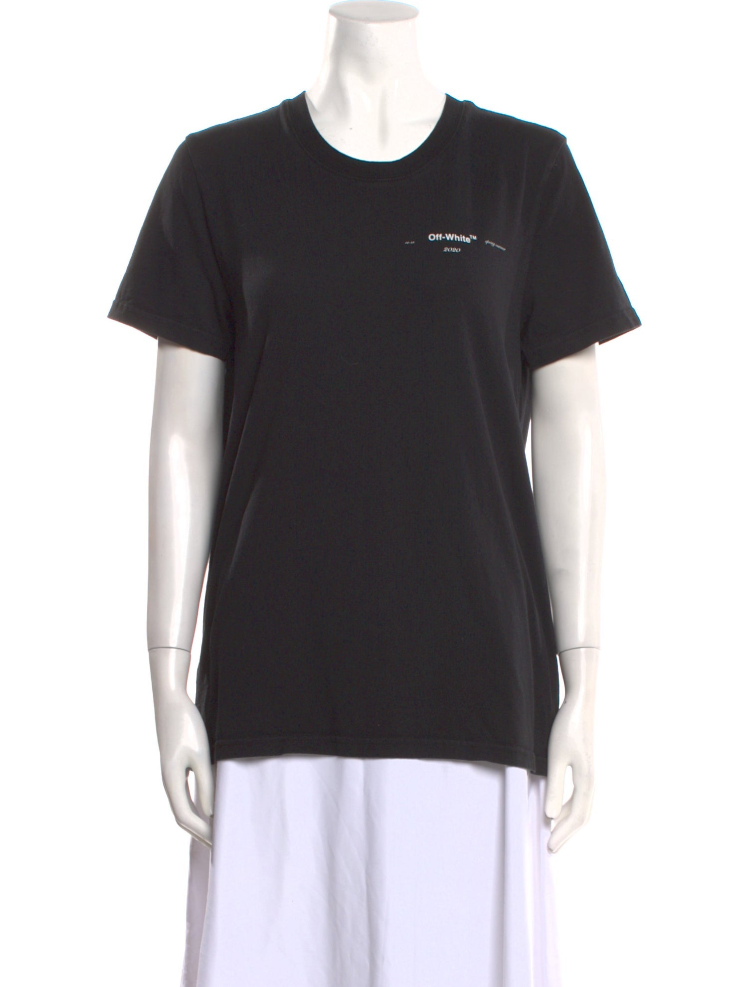 Off-White Crew Neck Short Sleeve T-Shirt