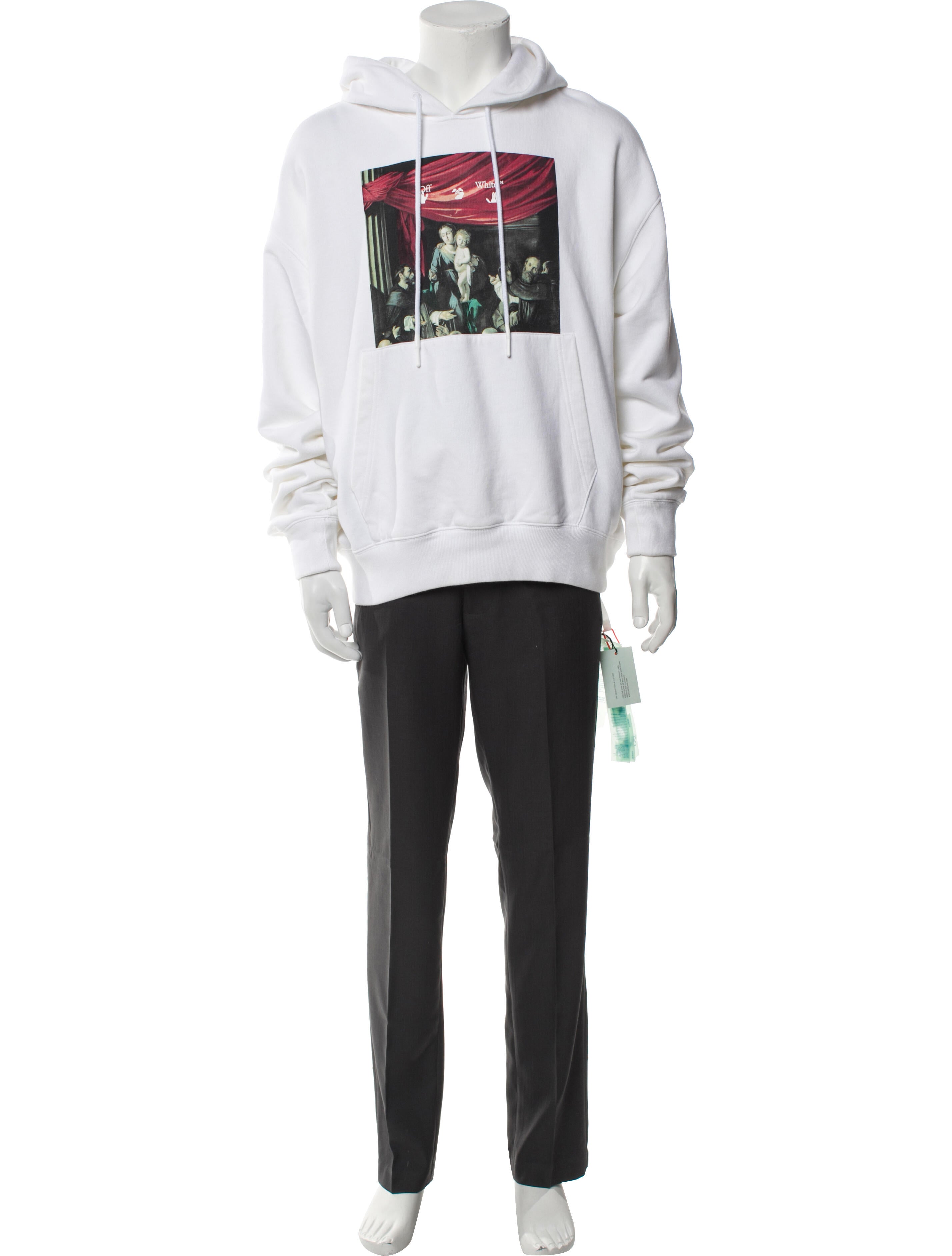 Off-White 2020 Graphic Print Hoodie w/ Tags