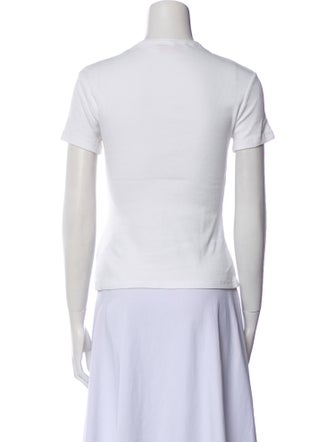 Off-White Crew Neck Short Sleeve T-Shirt