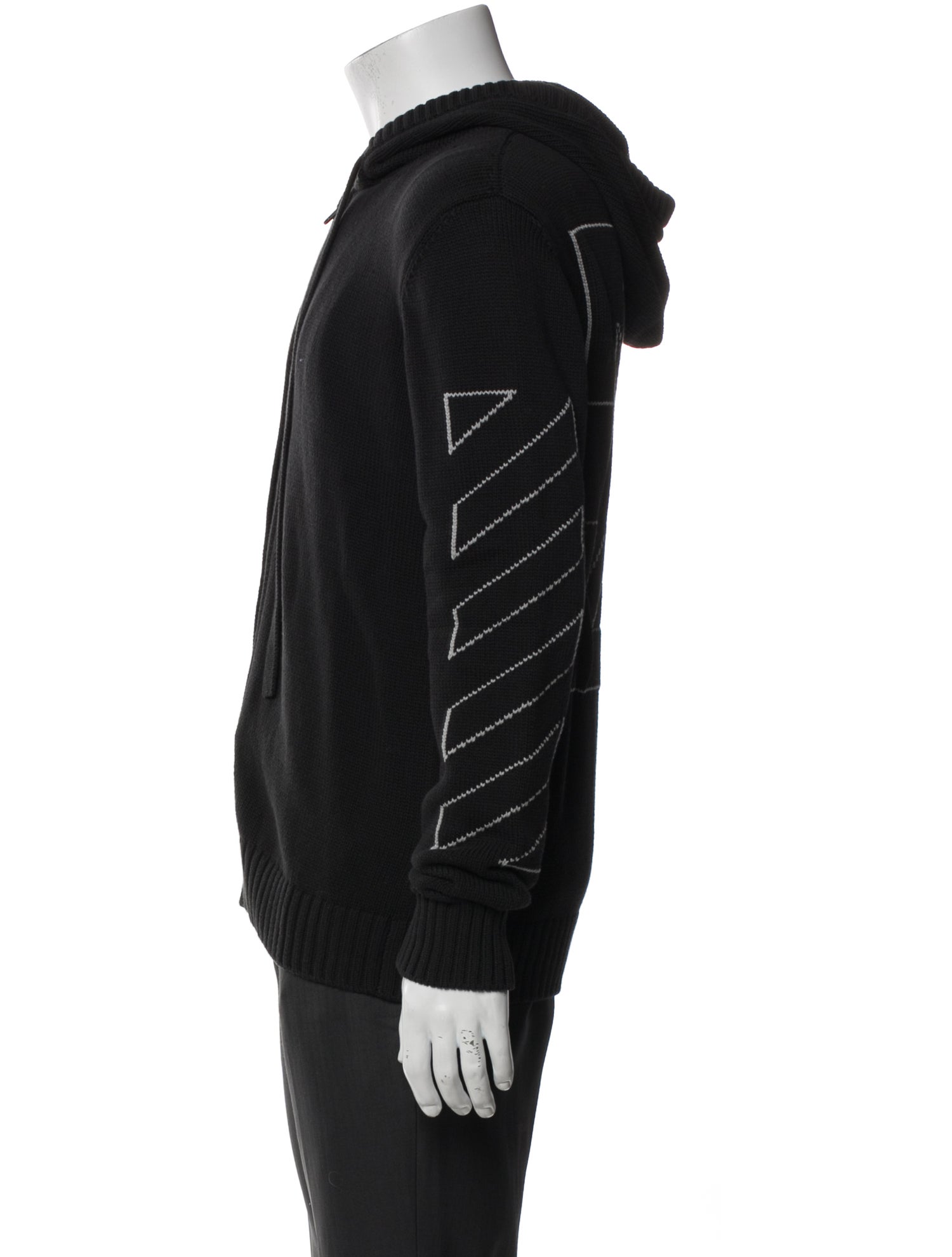 Off-White Crew Neck Long Sleeve Hoodie w/ Tags