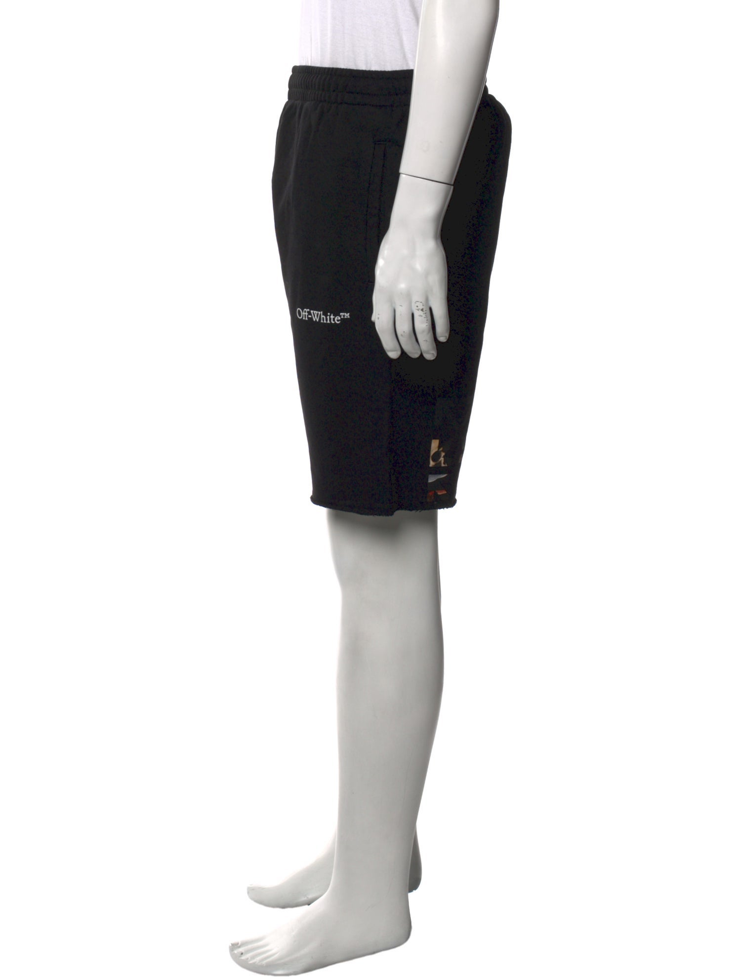 Off-White Graphic Print Jogger Shorts w/ Tags