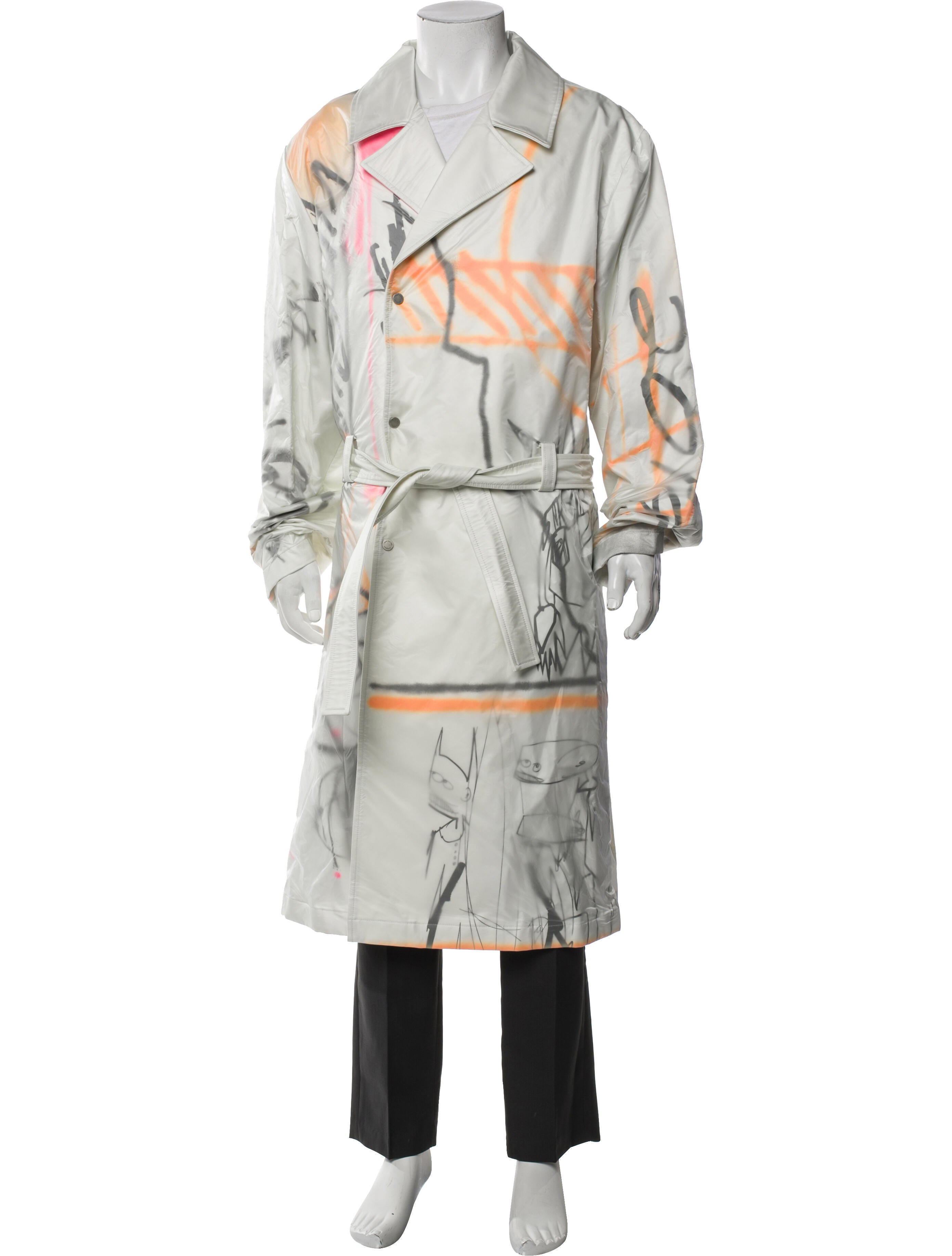 Off-White 2020 Printed Trench Coat