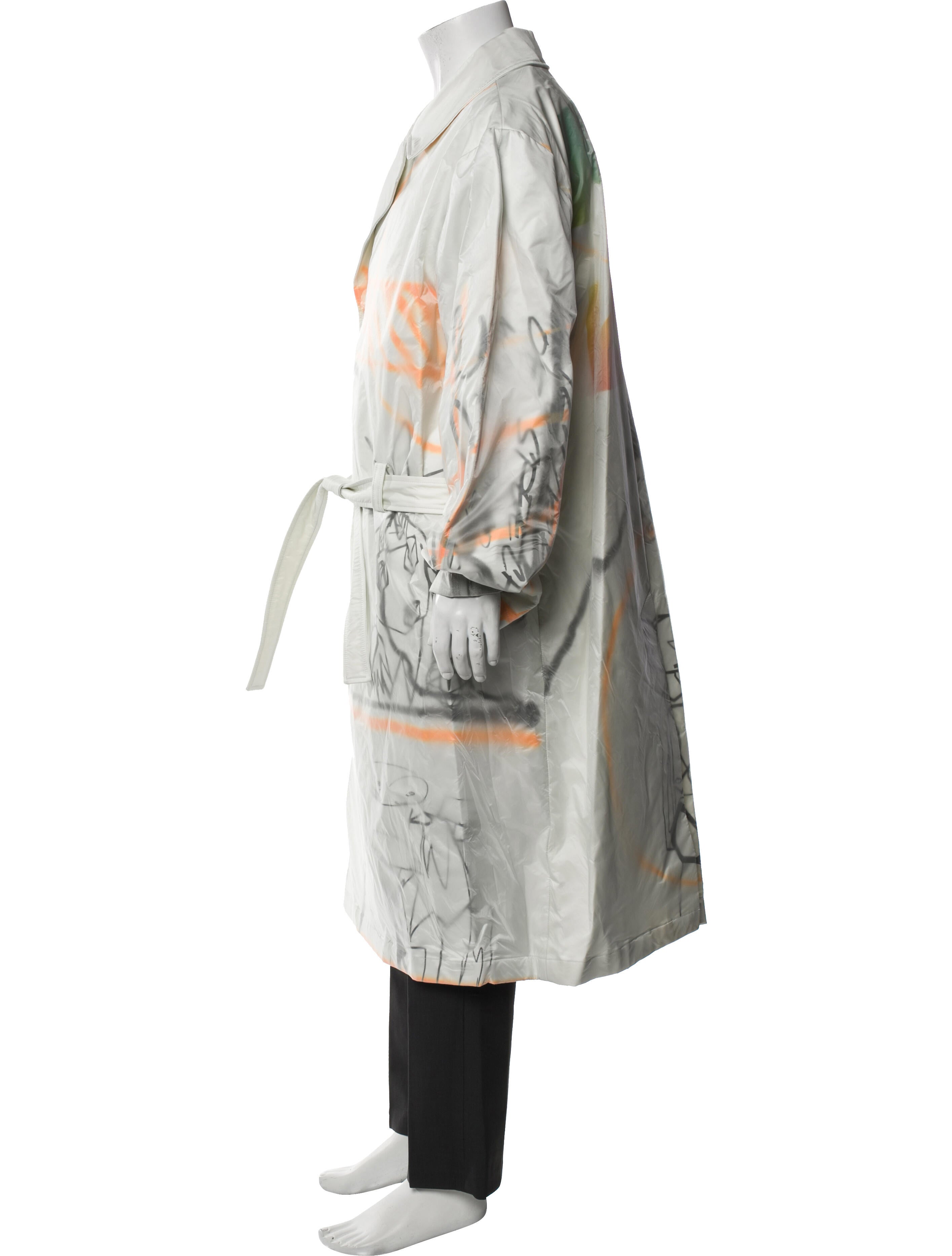 Off-White 2020 Printed Trench Coat