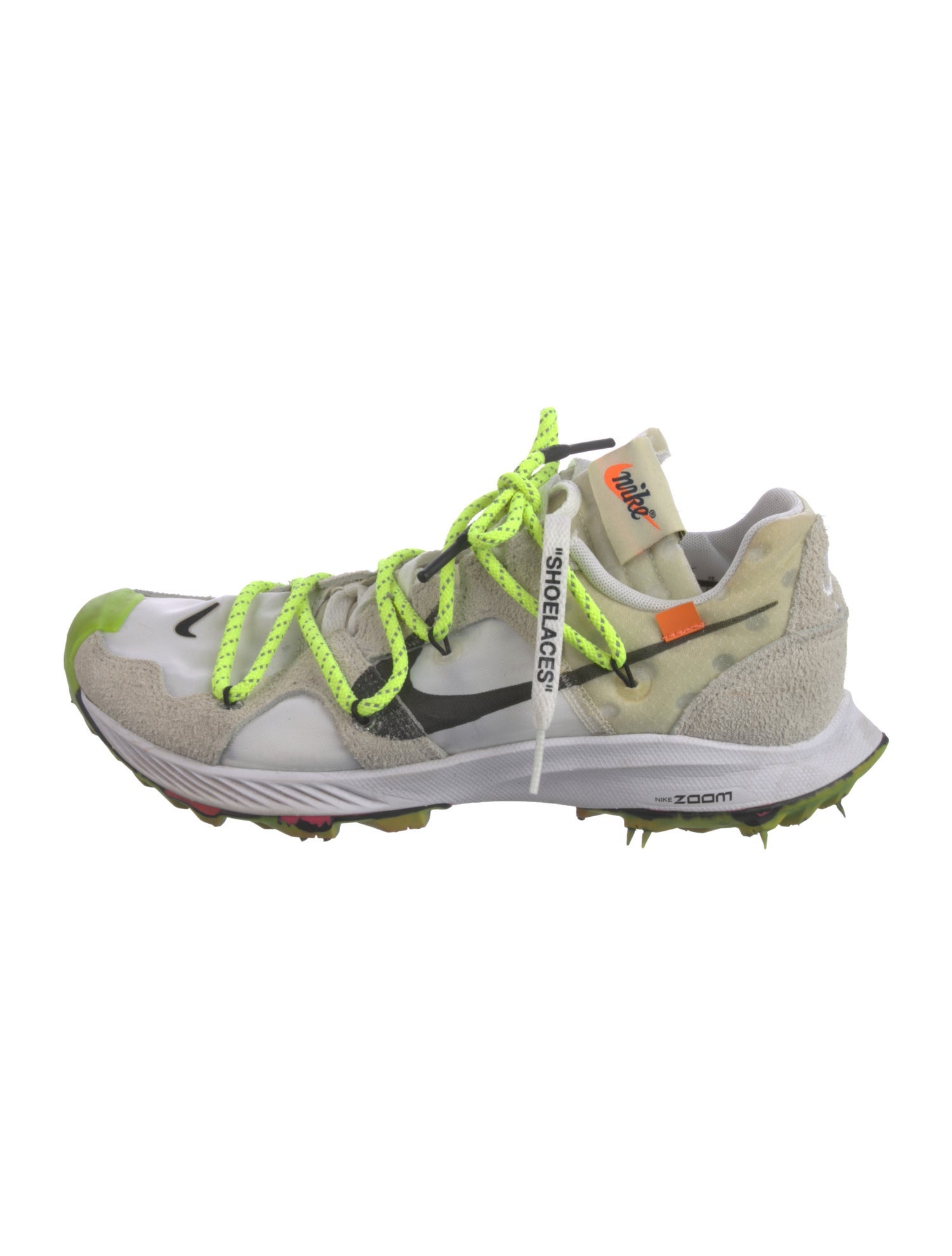 Off-White x Nike Zoom Terra Kiger 5 'White' (W) Athletic Sneakers