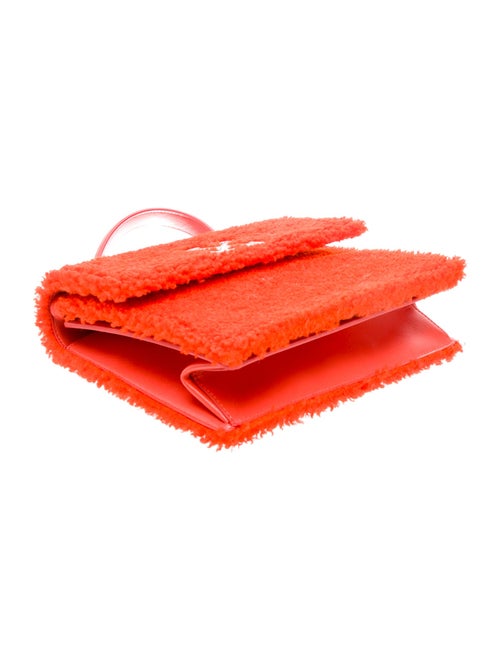 Off-White Shearling Top Handle Bag
