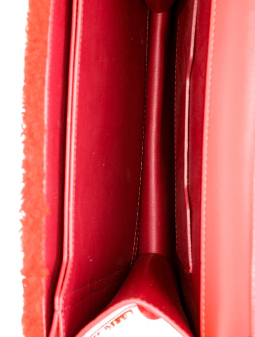 Off-White Shearling Top Handle Bag