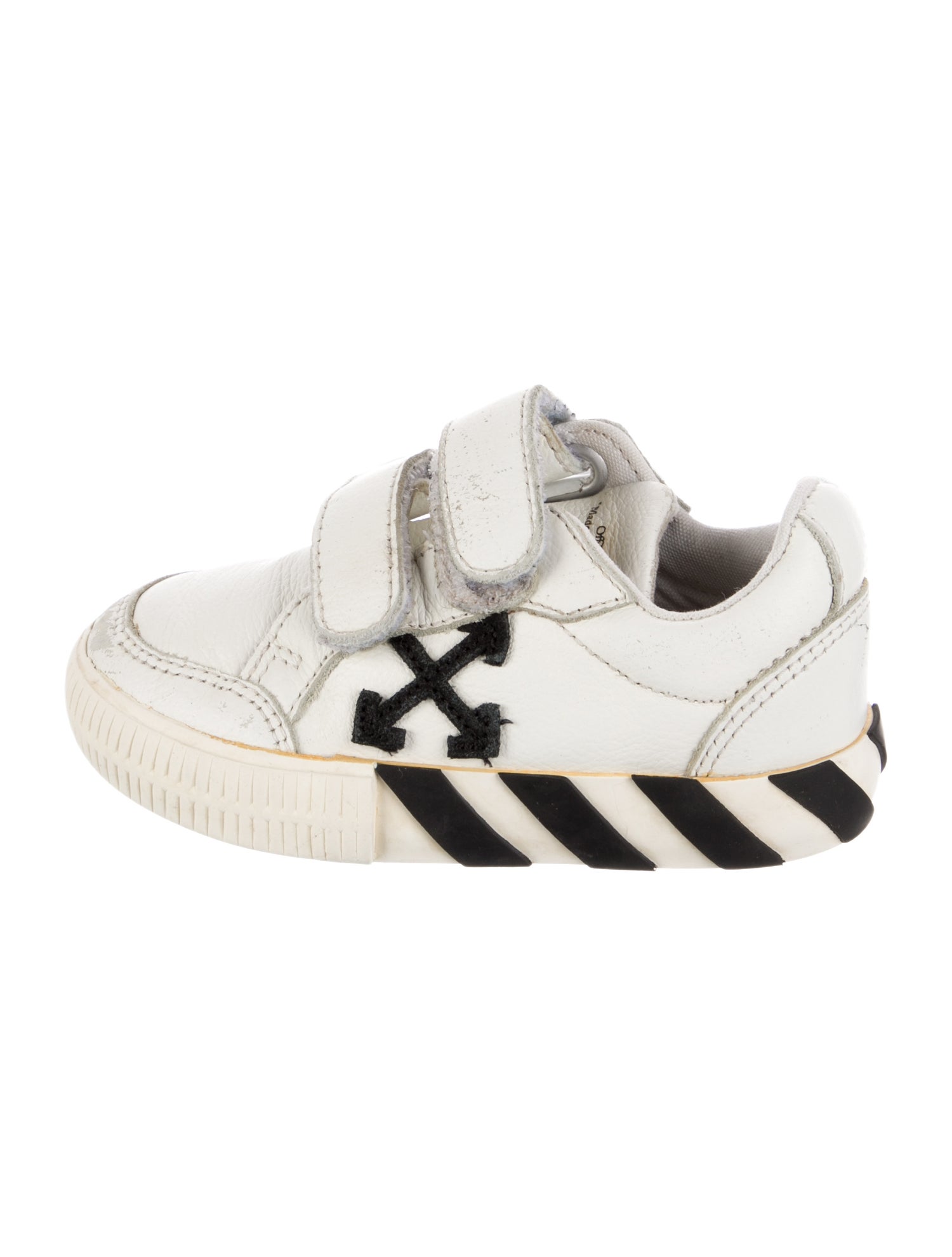 Off-White Leather Low Top Sneakers